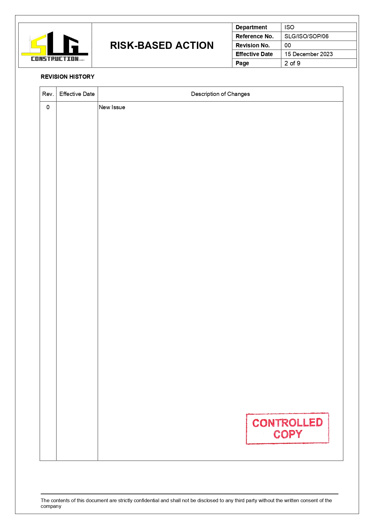 SLG-PRO-SOP Page 2